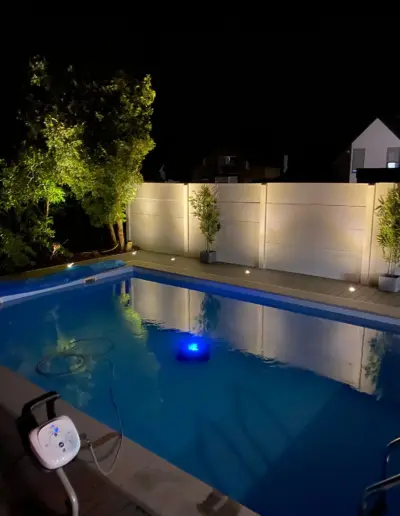 Beleuchtete Terrasse Design