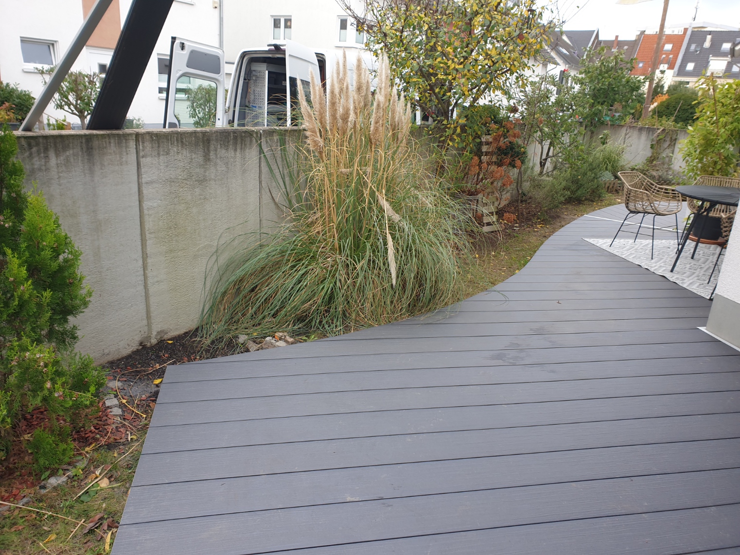 Fertig Ansicht Terrasse