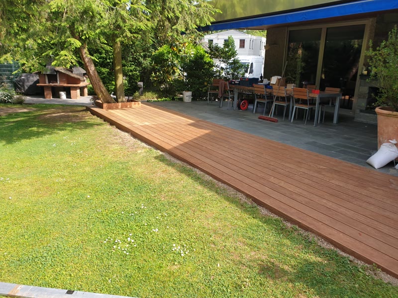 Ipe Terrassendielen, Referenzprojekt Rupsch