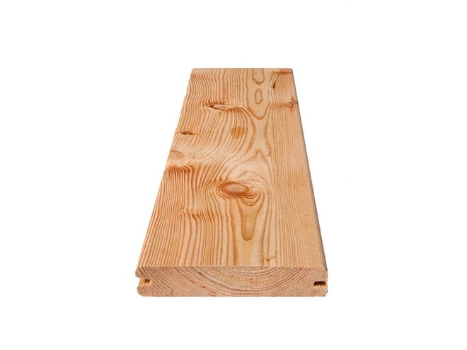 Terrassendiele aus Hochgebirgslärche 2,5 x 11,5 cm mit Nut, Materialansicht